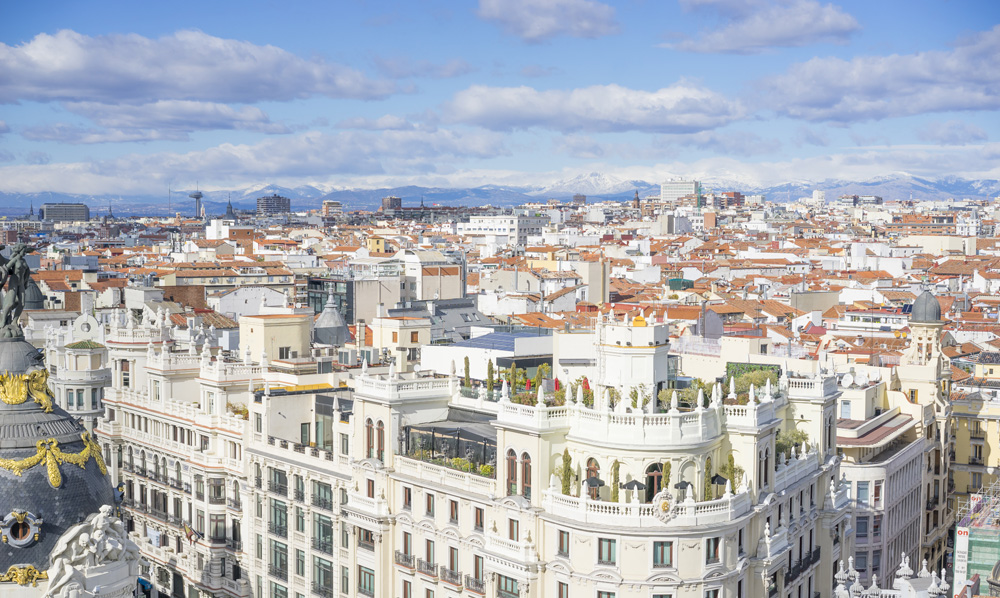 Vista panorámica madrid